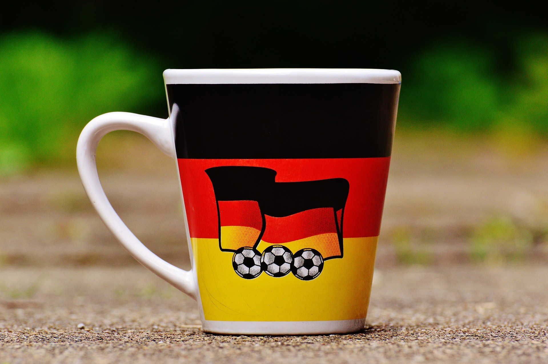cup with Germany Flag